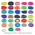 thumbnail image 5 of pitrice 10 Pièces Bandes de Cheveux Mélangés Extensible Réglable Décoratif Haute Élasticité Titulaire de Queue de Cheval de Protection Filles Accessoires Vert Foncé, 5 of 5