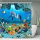 thumbnail image 2 of 1pc/4pcs Cute Dolphin & Coral Children's Shower Curtain and Blanket Set - Bathroom Decor with 12 Shower Curtain Hooks and Toilet Lid - Soft and Cozy Blanket for Kids, 2 of 4