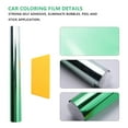 thumbnail image 4 of Car Tinting Film Top Front Windshield Foil Solar Protection Gradient 20X150cm (Green), 4 of 8