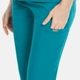 thumbnail image 4 of VIAOLI Women's Scrubs Set - V-Neck Top & Elastic Waist Pants for Nurses & Doctors, Multiple Colors, 4 of 6
