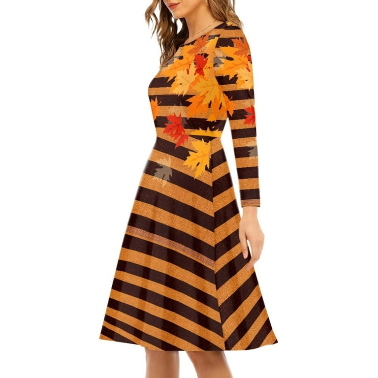 orange thanksgiving dress Thanksgiving Dress Ideas