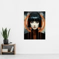 thumbnail image 4 of Blade Runner Style Bullseye Woman Sci-Fi Futuristic Portrait Extra Large XL Wall Art Poster Print, 4 of 5