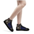 thumbnail image 5 of Alaska State Eagle High Top Canvas Shoes Sneakers Black Size 11.5, 5 of 7