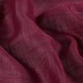 thumbnail image 2 of Rooney Luxury Textured Burgundy Sheer Linen Valance, 52” x 18”, 2 of 3