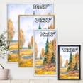 thumbnail image 4 of Designart 'Autumn Forest By The Lake Side V' Lake House Framed Canvas Wall Art Print, 4 of 5
