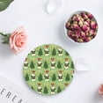 thumbnail image 4 of FMSHPON Merry Christmas Set of 6 Round Coaster for Drinks, Absorbent Ceramic Stone Coasters Cup Mat with Cork Base for Home Kitchen Room Coffee Table Bar Decor, 4 of 6
