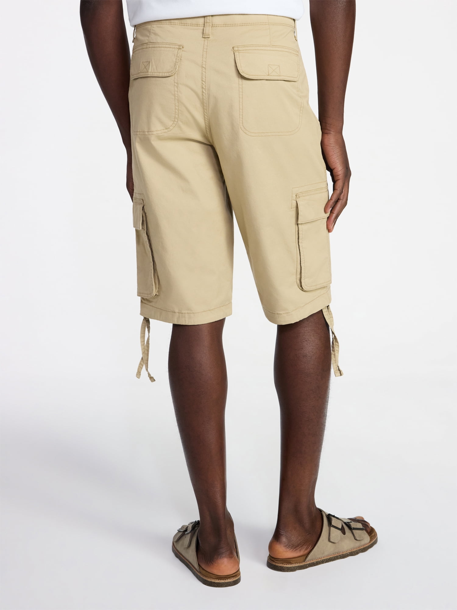 George Men's Relaxed Fit Messenger Cargo Shorts, 14" Inseam, Sizes 28-54
