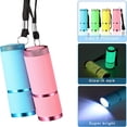 thumbnail image 3 of Linternas de colores brillantes surtidas, aluminio de calidad aeronáutica con revestimiento de goma para un mejor agarre, función de brillo en la oscuridad que ofrece iluminación de emergencia, luces, 3 of 7