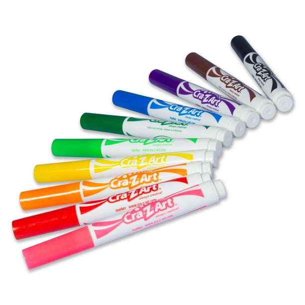 Cra-Z-Art Bright & Bold Colored Marker Set, 64 Count for Kids