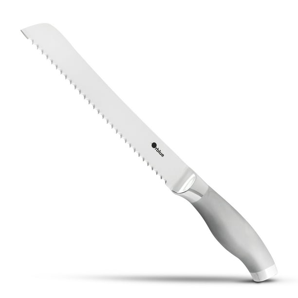 Orblue Stainless Steel Serrated Bread Slicer Knife 8 Inch Blade Walmart Com Walmart Com