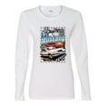 thumbnail image 2 of Wild Bobby Mustang Untamed American Spirit Ford Cars and Trucks Women Graphic Long Sleeve Tee, White, Medium, 2 of 6