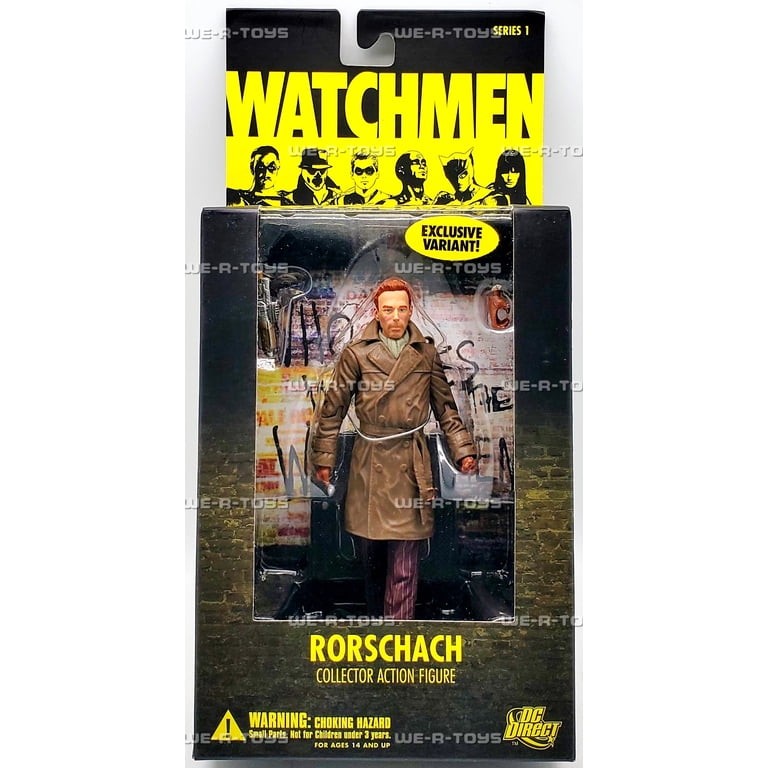 Watchmen Rorschach Unmasked Prisoner Variant Figure DC Direct