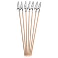 thumbnail image 2 of 100 Pcs Bamboo Stick Crocodile Clip Set Alligator Clips Crocodile Clamps for DIY, 2 of 3