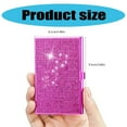 thumbnail image 5 of Rhinestones Business Card Case Metal Business Card Case Card Wallet 93x61mm, 5 of 11
