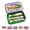Green, variant on Sardine Tin Jewelry Box, 3D Printed Sardines Jewelry Case with Fish Bone Holders, Portable Travel Jewelry Organizer for Rings Earrings Necklaces, Cute Whimsical Tin Box Gift(Orange)