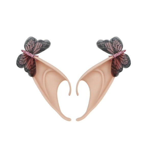 Soft Silicone Pointed Elf-Ear for Role-Play Party Events - Reusable Breathable Accessory