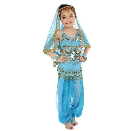 

Hunpta Handmade Belly Dance Costumes Kids Belly Dancing Indian Performance Performance