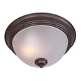 thumbnail image 1 of Maxim 85840FTOI One Light Flush Mount, Oil Rubbed Bronze, 1 of 1