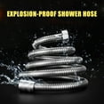 thumbnail image 4 of Shower Hose,Handheld Head With Head With Copper Stainless Steel Tube Bidet Sprayer Tube -kink Bidet Sprayer -proof Handheld Mewmewcat Dsfen Rookin Iuppa, 4 of 6