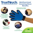 True Touch 5 Finger Deshedding Glove, for Easy Pet Grooming As Seen