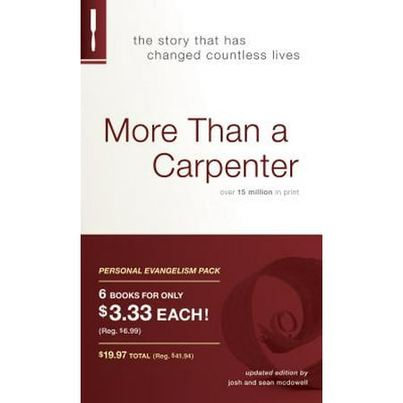 More Than a Carpenter Personal Evangelism 6-pack (Best Exercises To Get A 6 Pack)