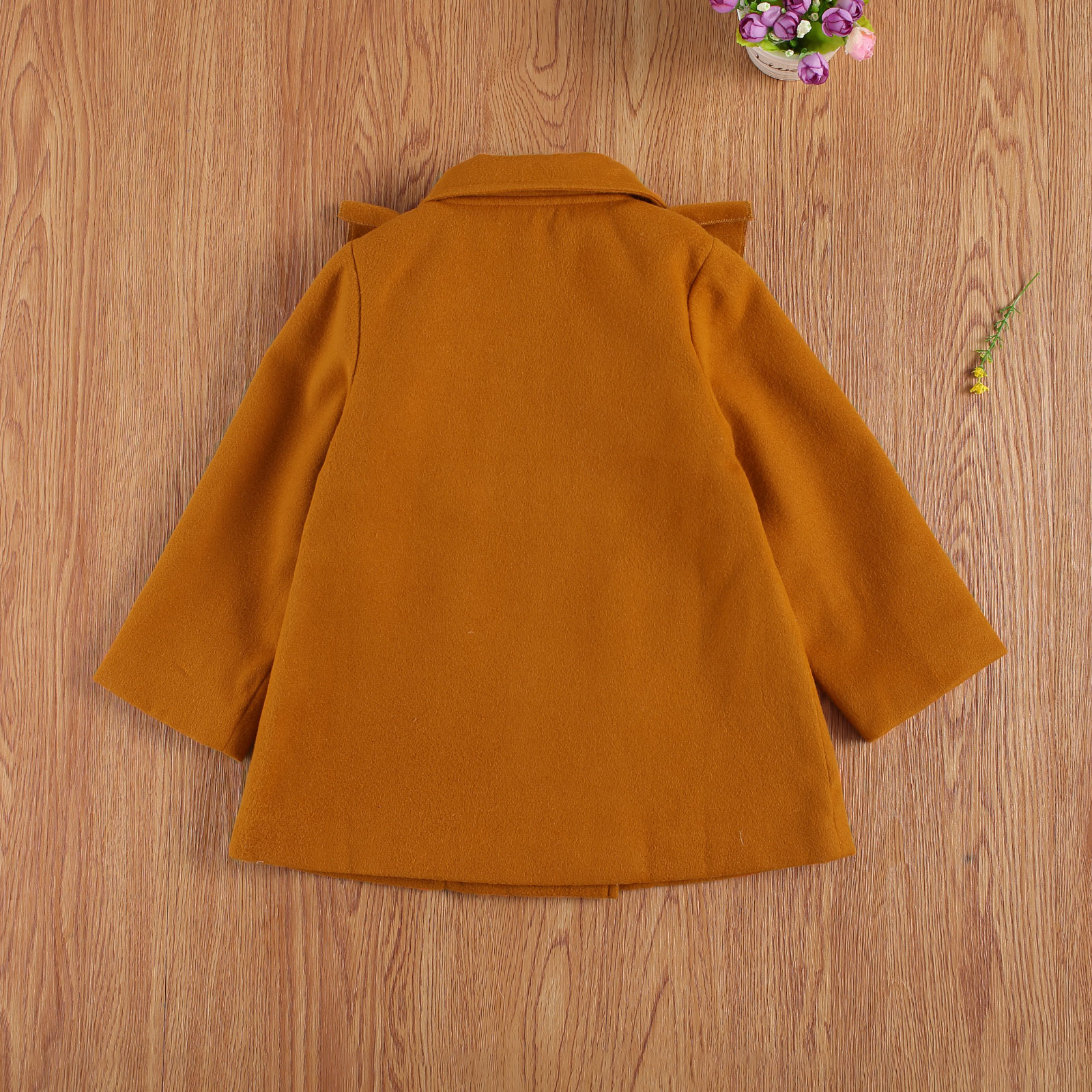 baby girl mustard coat