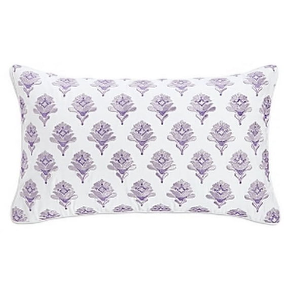 Sky Misty Eucalyptus Decorative Pillow, 14 x 24, Purple