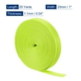 thumbnail image 2 of Lightweight Polypropylene Webbing Strap 1" 25 Yards Fluorescent Yellow Green Strapping Band for Outdoor, 2 of 5