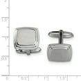 thumbnail image 3 of Boutons de Manchette Carrés en Acier Inoxydable, Maillon de Manchette, Collier, Reste, 3 of 7