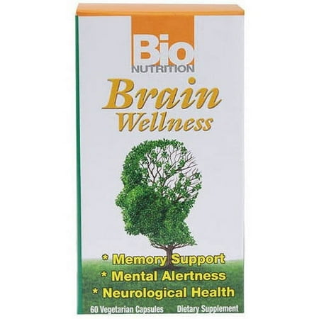 Bio Nutrition Inc Brain Wellness Vegetarian Capsules, 60 CT
