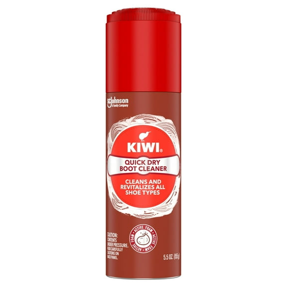 KIWI Quick Dry Boot Cleaner, 5.5 oz (1 Aerosol Spray)