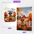 thumbnail image 2 of Thanksgiving Doberman Pinscher Pilgrim Grateful, Thankful, Blessed Fall Welcome 5x7in Folded Greeting Card Doberman Dog Lover Gifts Single Note Card with Envelope - 00021, 2 of 5