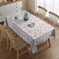 thumbnail image 2 of Red Christmas Sketch Pattern Rectangle Tablecloth 60"x84",Waterproof Polyester Rectangle Table Cloth, Wipeable Spillproof Polyester Tablecloth for Dining, Camping, Indoor and Outdoor, 2 of 5