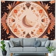 thumbnail image 4 of Shiartex  Boho Vintage Tapestry Floral Leaves Butterfly Tapestries Aesthetic Moon and Star Tapestry Botanical Wall Tapestry Mandala Tapestry for Bedroom Home Decor  40x30inch, 4 of 6