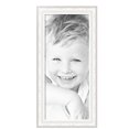 thumbnail image 2 of ArtToFrames 15" x 35" Majestic White Picture Frame, 15x35 inch Silver Wood Poster Frame (WOM-5198),  Pack, 2 of 7