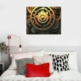 thumbnail image 4 of ONETECH Cool Steampunk Gears Decorative Painting Canvas Poster Wall Art Living Room Posters Aesthetic Bedroom Painting  To Hang Canvas Wall Decor Paint, 4 of 4