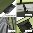thumbnail image 5 of Tienda de campaña fácil de desplegar para 4 personas, 9.5 x 6.6 x 52 pulgadas, tienda de campaña impermeable de configuración automática, 2 puertas, tiendas de campaña familiares instantáneas para aca, 5 of 5