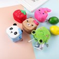 thumbnail image 1 of plush three-dimensional coin purse cute anime coin bag key case coin pouch panda Bear Strawberry rabbit heqiyong LED, 1 of 2