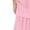 Pink, variant on Short Sets for Women Relaxed Fit Basic Plain Short Sleeve Crewneck T Shirt and Shorts 2 Piece Matching Set Lounge Set