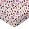 SheetWorld Fitted 100% Cotton Percale Play Yard Sheet Fits BabyBjorn Travel Crib Light 24 x 42, Peppa Pig Jars