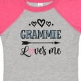 thumbnail image 4 of Inktastic Grammie Loves Me Arrow Childs Boys or Girls Baby Bodysuit, 4 of 5