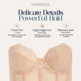 thumbnail image 4 of Dominique Tayler Backless Strapless Lace Bra - Ultra Low Back, Memory Foam Cups, Supportive Fit (#6744) - Lingerie For women, 4 of 6