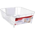 thumbnail image 2 of Rubbermaid Antimicrobial Dish Drainer, Small, White 1858900, 2 of 5