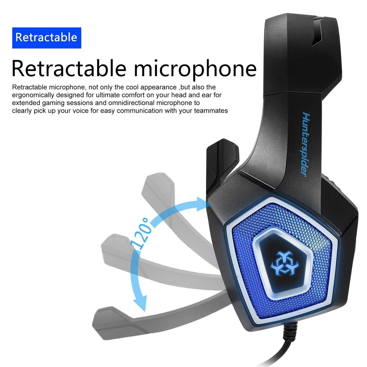 Auriculares Stereo con micrófono para PS4, PC, Xbox One, Nintendo Switch,  Wii, iPad, Móviles, Casco Gamer - Doctor Tronic