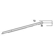 Genuine OE Toyota Rocker Molding - 75850-0E040