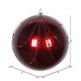 thumbnail image 2 of Vickerman MT194765D Rideau Pailleté Bonbon Bourgogne 6 Po. - 3 par Sac, 2 of 3