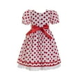 thumbnail image 2 of Shirley Temple Stand up and Cheer Dress&nbsp;Polka dots dress birthday back to school dress, 2 of 7
