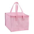 thumbnail image 3 of -Bolsa térmica, bolsa de almuerzo con aislamiento, bolsa multiusos para entrega de alimentos, bolsa con aislamiento para pasteles para catering al air rosa, 3 of 8
