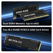 Thdeukoty Mini PC,Intel Core i9-9880H(up to 4.8GHz) With 16GB RAM 512G PCIE3.0 NVME SSD Mini Desktop Computers, Windows 11 Pro/ WIFI6E/2x2.5G RJ45 LAN/Triple Screen 4k60hz Display