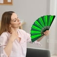 thumbnail image 7 of Specollect Clearance 3Pcs Party LED Hand Fan,Colorful Glowing Handheld Folding Fan with Remote Control for Stage Performance,Birthday Festival,Dance,Wedding,Night,Bar,Club, 7 of 7
